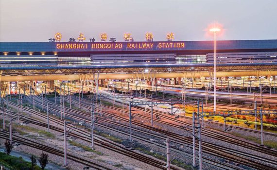 Shanghai hongqiao railway station