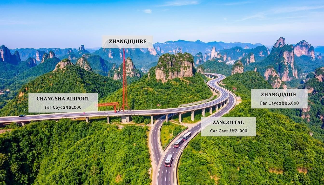 Changsha airport to Zhangjiajie