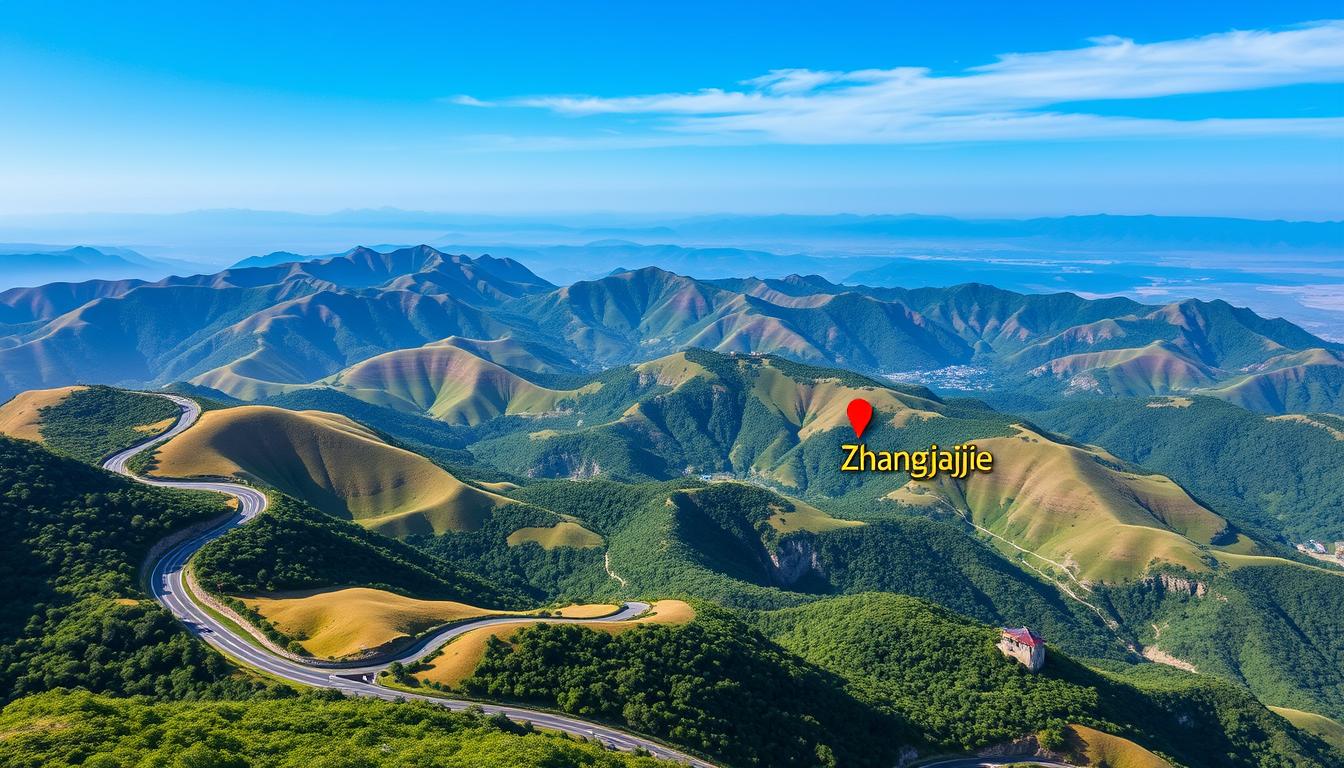 distance between changsha and zhangjiajie